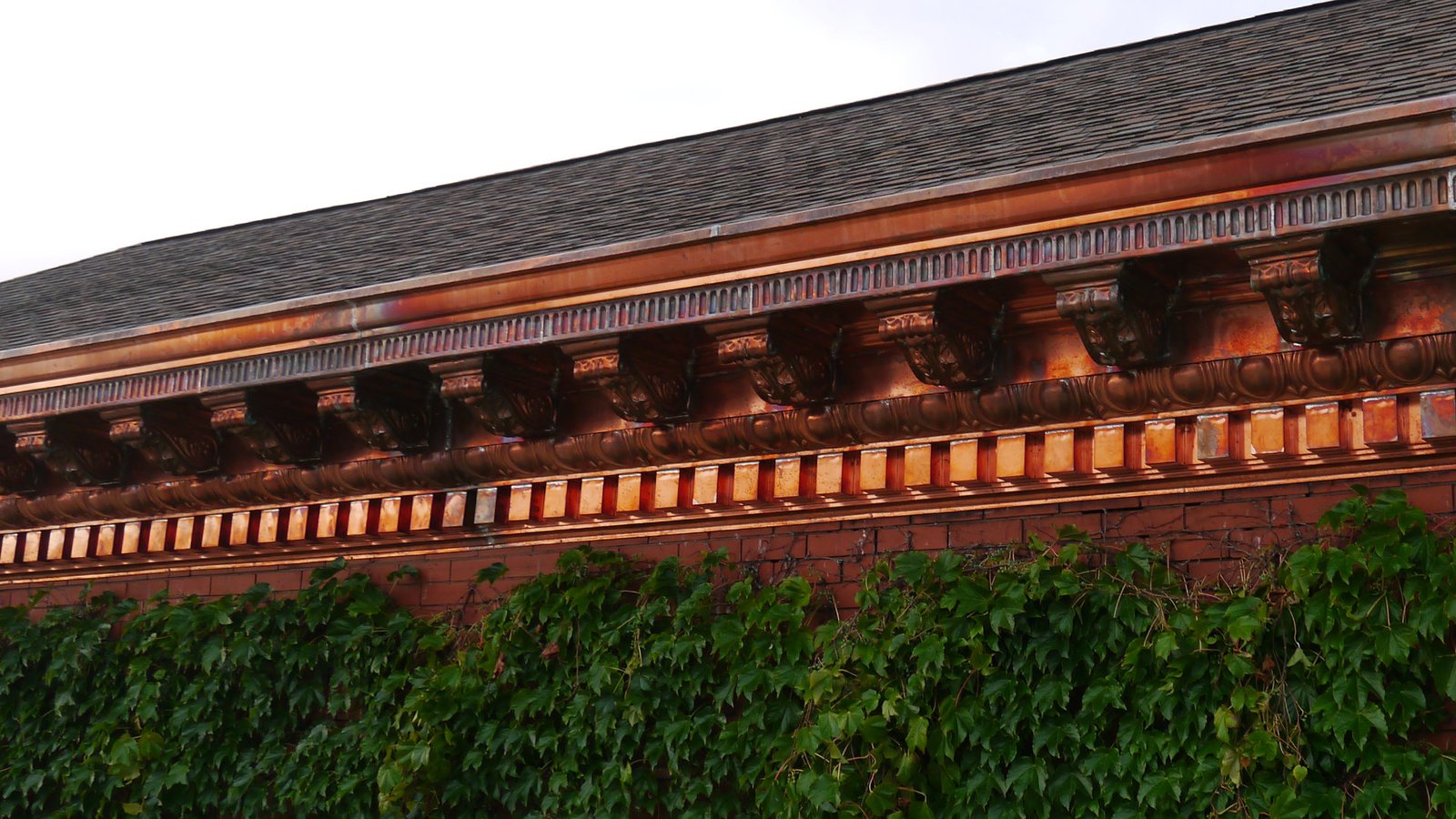 Award winning copper cornice restoration Cleveland Ohio Award winning copper cornice restoration Cleveland Ohio
