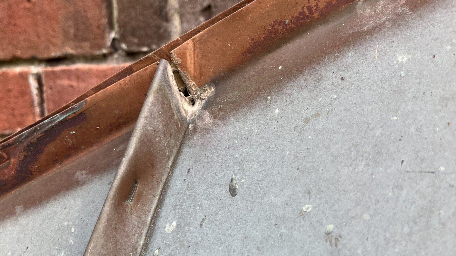 Typical Standing Seam Roof Leak