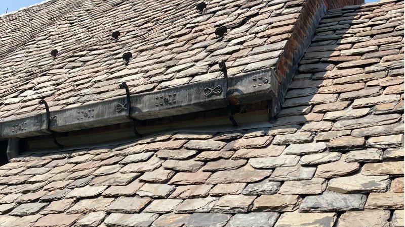 Historic lead ornamental gutter repair